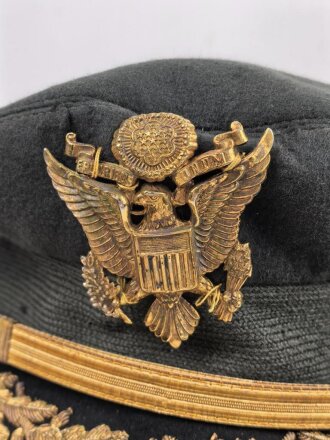 U.S. Army , Officers visor hat, made in germany by "Dommer´s Stuttgart" Good condition, size 59cm.