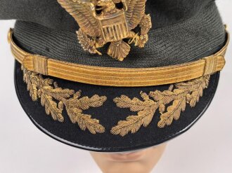 U.S. Army , Officers visor hat, made in germany by "Dommer´s Stuttgart" Good condition, size 59cm.