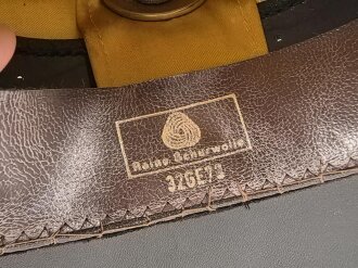 U.S. Army , Officers visor hat " Flight Ace" . Looks like a second sweat band sewn in to make hat smaller. Is now 56cm
