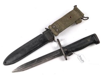 U.S. Army , M6 bayonet by AERIAL. M8 scabbard nicely painted