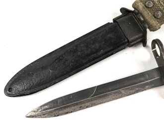 U.S. Army , M6 bayonet by AERIAL. M8 scabbard nicely painted