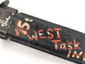 U.S. Army , M6 bayonet by AERIAL. M8 scabbard nicely painted