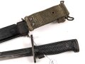 U.S. Army , M6 bayonet by AERIAL. M8 scabbard nicely painted