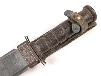 U.S. Navy WWII , MARK 2 fighting  knife by Camillus. Used, good condition