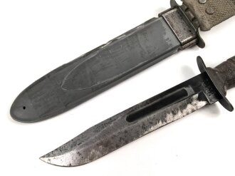 U.S. Navy WWII , MARK 2 fighting  knife by Camillus. Used, good condition