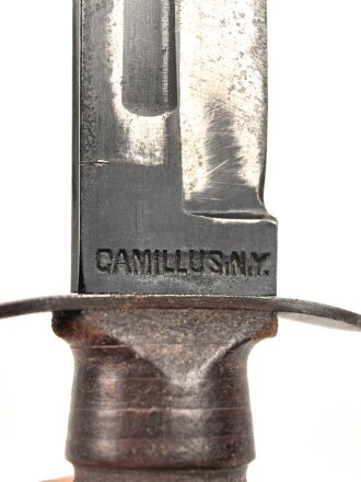 U.S. Navy WWII , MARK 2 fighting  knife by Camillus. Used, good condition