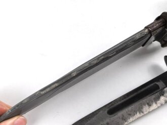 U.S. Navy WWII , MARK 2 fighting  knife by Camillus. Used, good condition