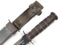 U.S. Navy WWII , MARK 2 fighting  knife by Camillus. Used, good condition