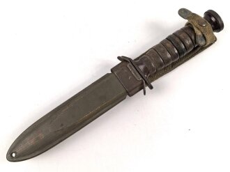 U.S. Army, M3 fighting knife by IMPERIAL, in M8 scabbard. Used