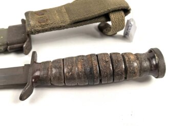 U.S. Army, M3 fighting knife by IMPERIAL, in M8 scabbard. Used
