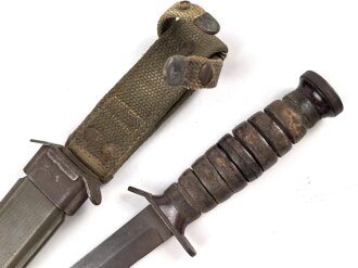 U.S. Army, M3 fighting knife by IMPERIAL, in M8 scabbard. Used