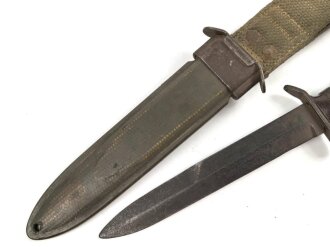 U.S. Army, M3 fighting knife by IMPERIAL, in M8 scabbard. Used