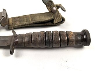 U.S. Army, M3 fighting knife by IMPERIAL, in M8 scabbard. Used