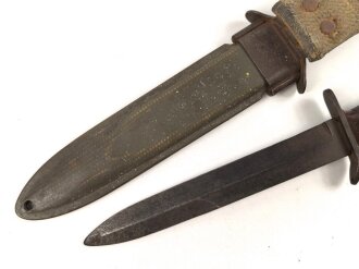 U.S. Army, M3 fighting knife by IMPERIAL, in M8 scabbard. Used