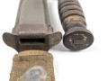 U.S. Army, M3 fighting knife by IMPERIAL, in M8 scabbard. Used