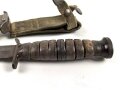 U.S. Army, M3 fighting knife by IMPERIAL, in M8 scabbard. Used