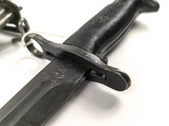 U.S. 1942 dated M1 Garand Bayonet , cut down by PAL, good condition