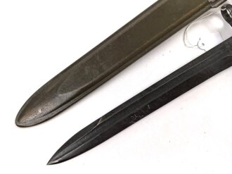U.S. 1942 dated M1 Garand Bayonet , cut down by PAL, good condition