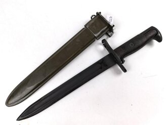 U.S. 1943 dated M1 Garand Bayonet , OL  (Oneida, Limited) manufactured, good condition very hard to find