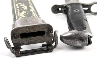 U.S. WWII M1 Garand Bayonet , AFH manufactured. Used, scabbard was original white, but OD overpainted