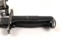 U.S. WWII M1 Garand Bayonet , AFH manufactured. Used, scabbard was original white, but OD overpainted