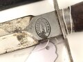 Frankreich 2.Weltkrieg, Kampfmesser "Thiers" Unter deutscher Besatzung Hergestellt und so an Deutsche Soldaten in Norwegen ausgegeben. Guter Zustand