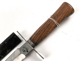 Frankreich 2.Weltkrieg, Kampfmesser "GONON 41" Unter deutscher Besatzung Hergestellt und so an Deutsche Soldaten in Norwegen ausgegeben. Guter Zustand