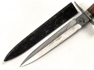 Frankreich 2.Weltkrieg, Kampfmesser "GONON 41" Unter deutscher Besatzung Hergestellt und so an Deutsche Soldaten in Norwegen ausgegeben. Guter Zustand