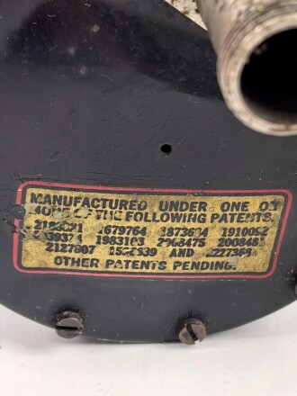 U.S. Army Air Force WWII, Type Pioneer Aircraft Compass Part No. 1828-1A. Untested