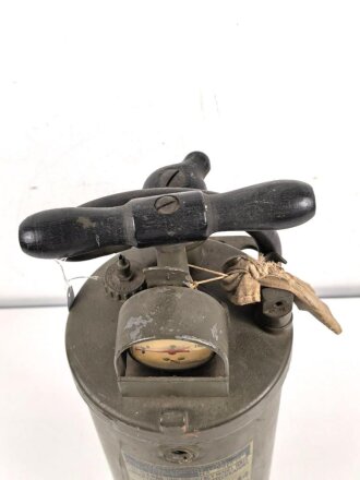U.S. 1944 dated Hand Fire Extinguisher. " War time emergency Model"  Good condition, empty, NO OVERSEAS SHIPPING