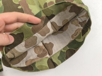 U.S. Army, 1943 dated Camo HBT combat trousers. Unissued, with cutters tags. Size 34 x 31, King Kard Overall Co.