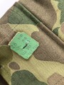 U.S. Army, 1943 dated Camo HBT combat trousers. Unissued, with cutters tags. Size 34 x 31, King Kard Overall Co.