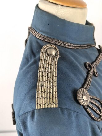 Preussen, Interimsattila eines Leutnant im Husaren Regiment Nr. 12 oder 13. Stark getragenes Eigentumstück, ungereinigt