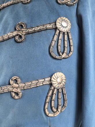 Preussen, Interimsattila eines Leutnant im Husaren Regiment Nr. 12 oder 13. Stark getragenes Eigentumstück, ungereinigt