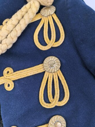 Preussen, Pelz für Mannschaften des Leib Garde Husaren Regiments. Kammerstück in gutem Gesamtzustand, lediglich der Pelz hat in Teilen etwas gelitten.