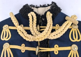 Preussen, Pelz für Mannschaften des Leib Garde Husaren Regiments. Kammerstück in gutem Gesamtzustand, lediglich der Pelz hat in Teilen etwas gelitten.