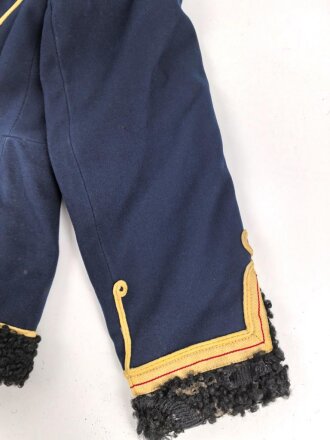 Preussen, Pelz für Mannschaften des Leib Garde Husaren Regiments. Kammerstück in gutem Gesamtzustand, lediglich der Pelz hat in Teilen etwas gelitten.