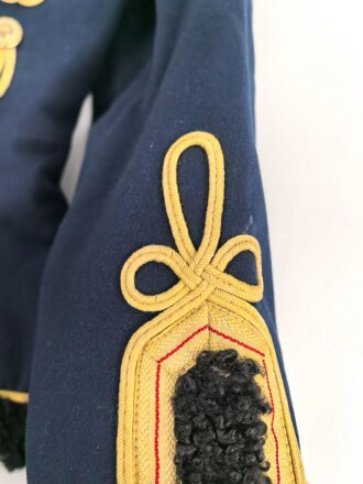 Preussen, Pelz für Mannschaften des Leib Garde Husaren Regiments. Kammerstück in gutem Gesamtzustand, lediglich der Pelz hat in Teilen etwas gelitten.