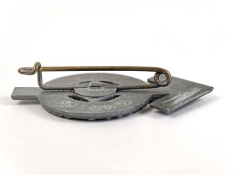 Hitler Jugend ( HJ ), Leistungsabzeichen in Silber, Hersteller M1/72, Zink