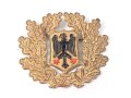 Zoll / Reichsfinanzverwaltung III.Reich, Eichenlaubkranz mit Kokarde für eine Schirmmütze aus der Zeit der Weimarer Republik