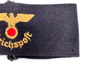 Deutsche Reichspost , Armbinde auf blauem Tuch