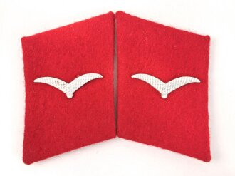 Luftwaffe, Paar Kragenspiegel für einen Kanonier der...