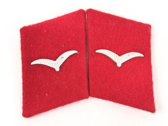 Luftwaffe, Paar Kragenspiegel für einen Kanonier der...