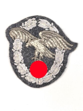 Beobachterabzeichen der Luftwaffe, Stoffausführung, sehr guter Zustand