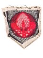 Reichsarbeitsdienst der Männer, Sporthemdemblem kleine Ausführung 9cm Höhe. Getragenes Stück