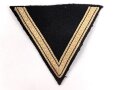 Waffen SS, Armabzeichen für SS Sturmmann ( Gefreitenwinkel ) Ausführung für die Tropenfeldbluse. Ungetragenes Stück