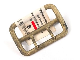 Zweidornschnalle nach Vorschrift der NSDAP. 58mm...