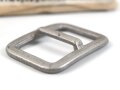 6 Schiebeschnallen nach Vorschrift der NSDAP. ( Für Querriemen / Sturmriemen) 37mm Höhe.  Ungetragen