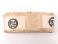 6 Schiebeschnallen nach Vorschrift der NSDAP. ( Für Querriemen / Sturmriemen) 37mm Höhe.  Ungetragen