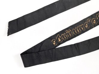 Kriegsmarine, Mützenband "Marineschule Wesermünde" Lange 167cm